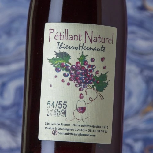 Thierry Hesnault Pétillant Naturel 54/55 Seibel 2020 2 Thierry Hesnault Pétillant Naturel 54/55 Seibel 2020 - Image 2