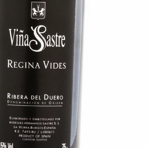 Viña Sastre Regina Vides 2019 2 Viña Sastre Regina Vides 2019 - Image 2